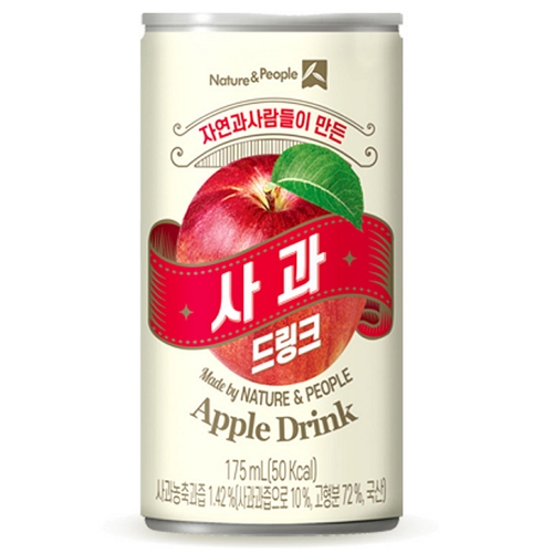 자연과사람들 사과 드링크 175ml [30개] - 에누리 가격비교