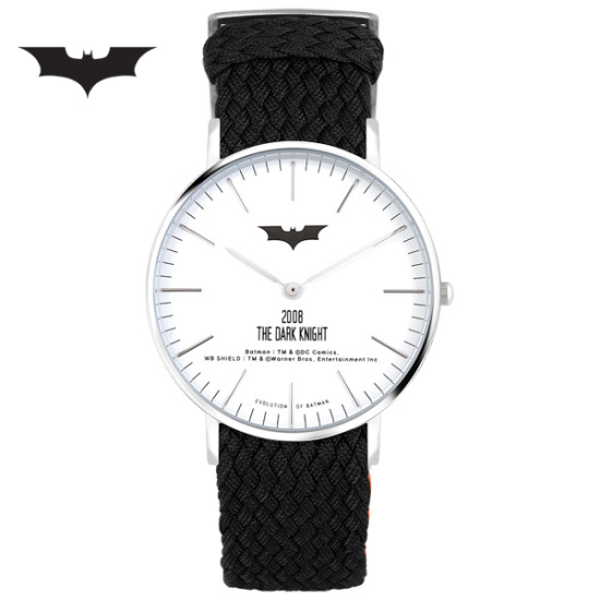 디씨코믹스 배트맨 위빙스트랩밴드 DC0080-SVWK