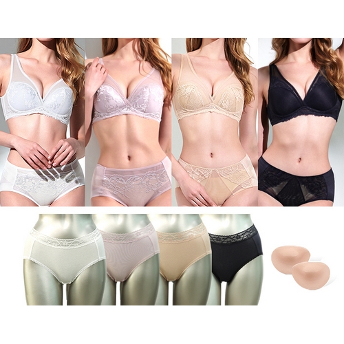 BBC 크로스 런닝형 노와이어 브라팬티 13종 RS639