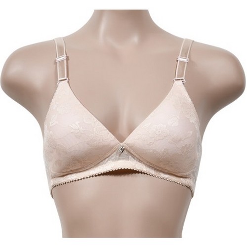 조은 은은한 자가드 플라워 레이스 인견 몰드 브라 BR924