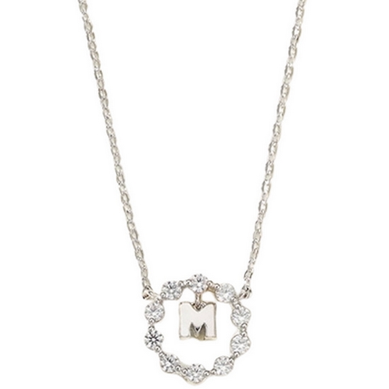 메트로시티 M베이직 스털링 실버 화이트 네크리스 A231SN9106WPA