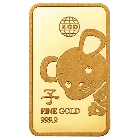 한국금다이아몬드  쥐 골드바 3.75g