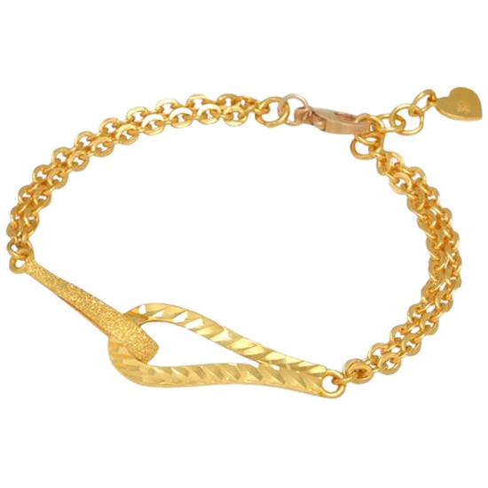 혼골드모아 골드모아 물방울스틱 콤비 팔찌 3.75g