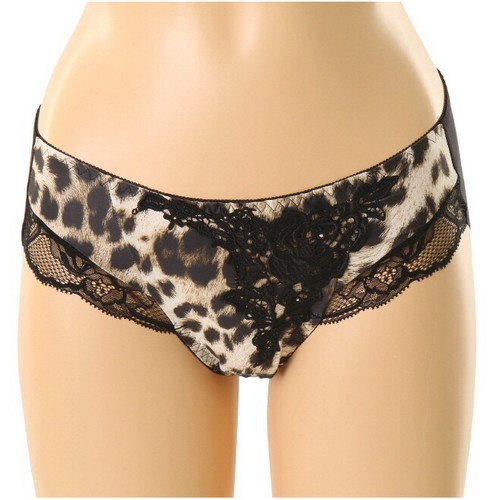 와코루 샬루트 섹시 호피 프린트 햄라인 팬티 DPTD108H