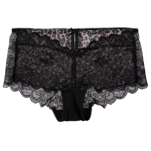 섹시쿠키 호피 사각 레이스팬티 SCWPY911
