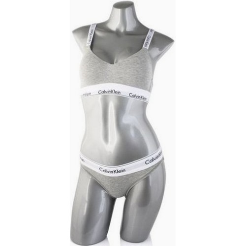 캘빈클라인언더웨어 모던코튼 훅앤아이 브라렛 세트 QF7059+F3787 GREY