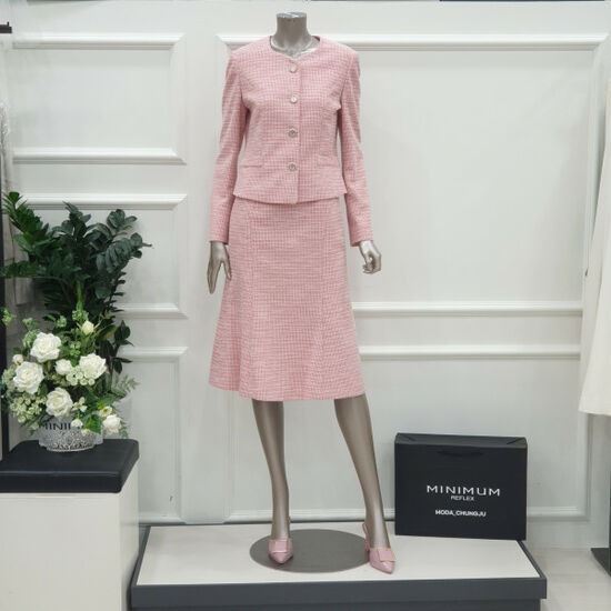 미니멈 여성 트위드 투피스 자켓 스커트 셋트 MXAGWJ1090