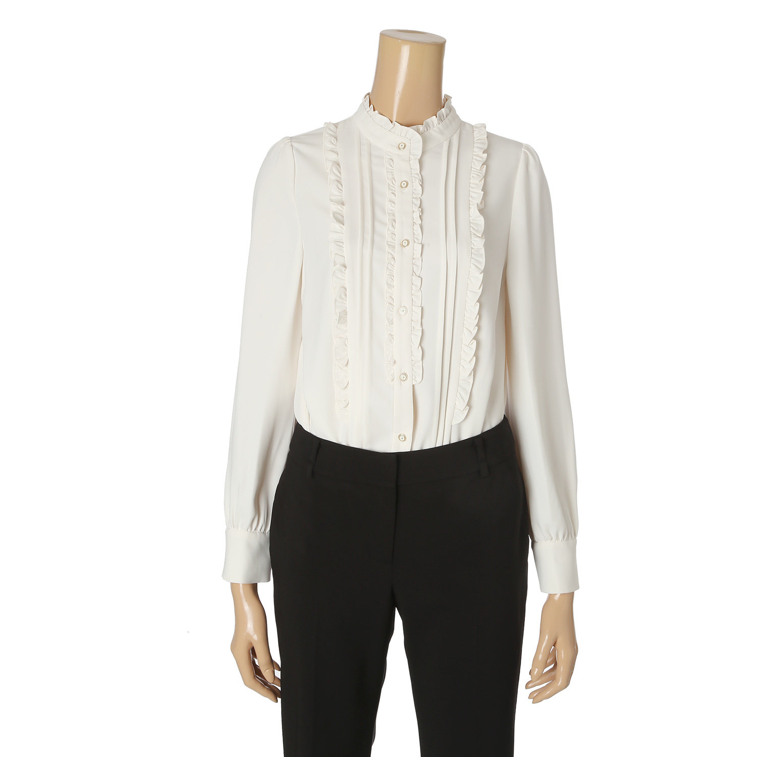 미니멈 셔링 루즈 블라우스 MWDGWB0170