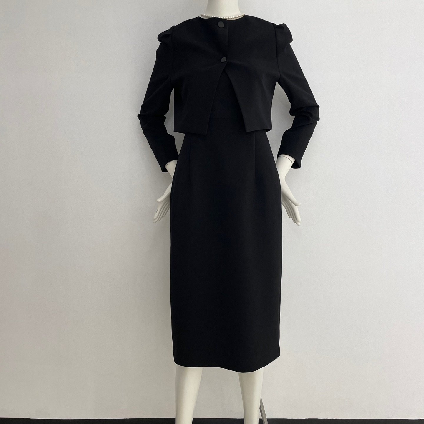 올리브데올리브 스퀘어넥 탑 슬리브리스 드레스 OW2WO2420