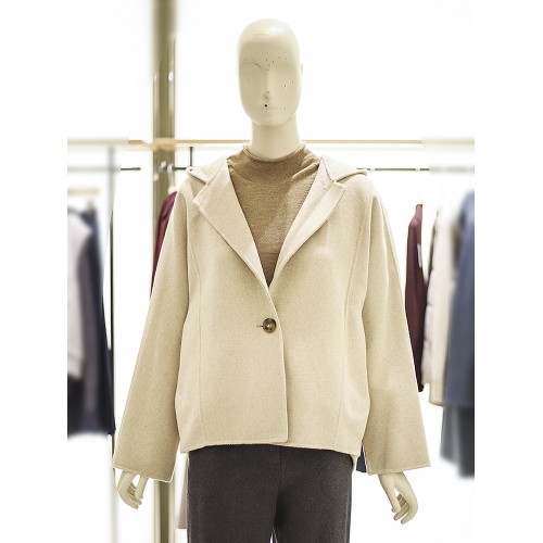 아이잗바바 여성 핸드메이드 후드 반코트 BMAE0CT05