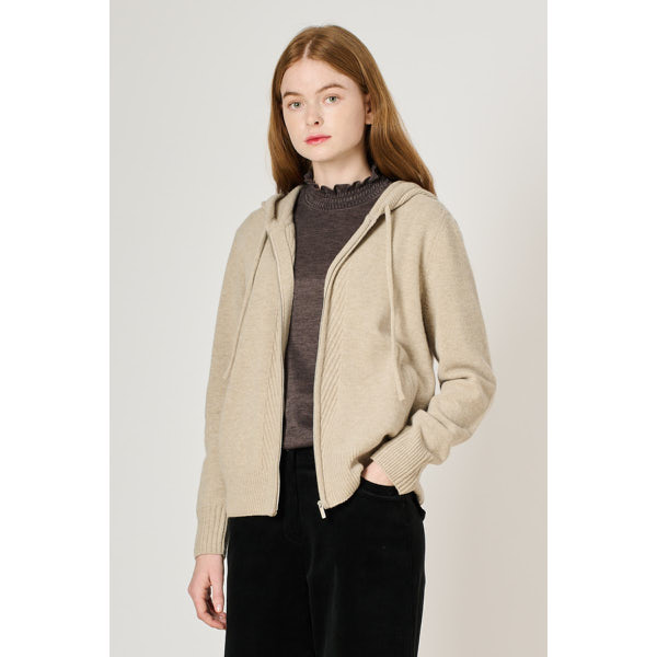 BCBG 글램 후드 집업 가디건 B2WAK115