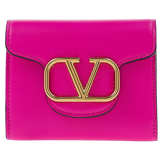 발렌티노 V 로고 반지갑 1W0P0Y45 ZXL UWT