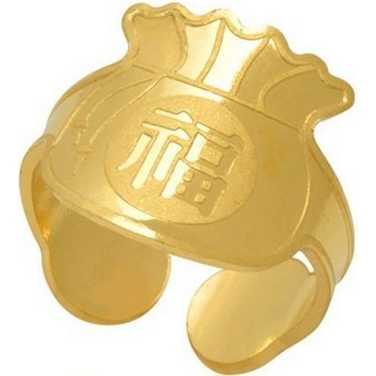 혼골드모아 골드모아 복주머니 돌반지 3.75g