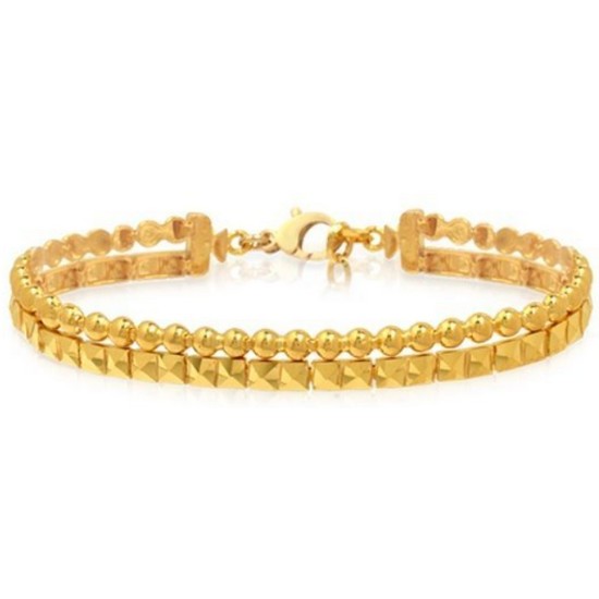 혼골드모아 골드모아 팔찌 이중 볼사각체인 18.75g