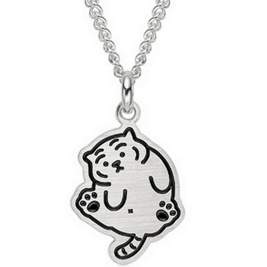 골드팡  실버 무직타이거 뒹굴랑 미아방지 목걸이