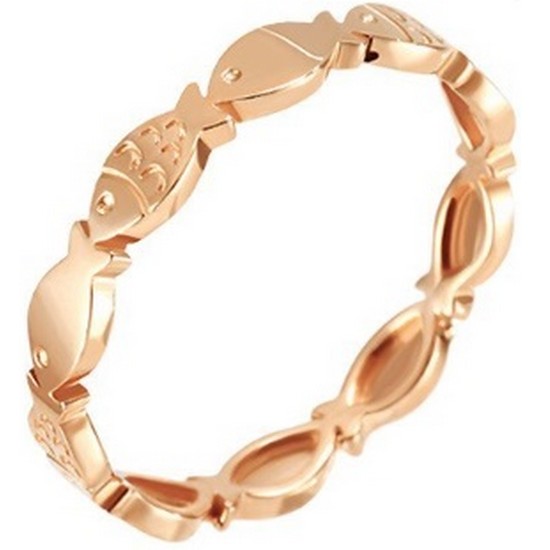 골드앤  18K 피쉬팡 반지