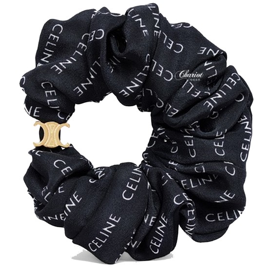 셀린느 스크런치 브레이슬릿 헤어슈슈 46Y352SIB 35OB