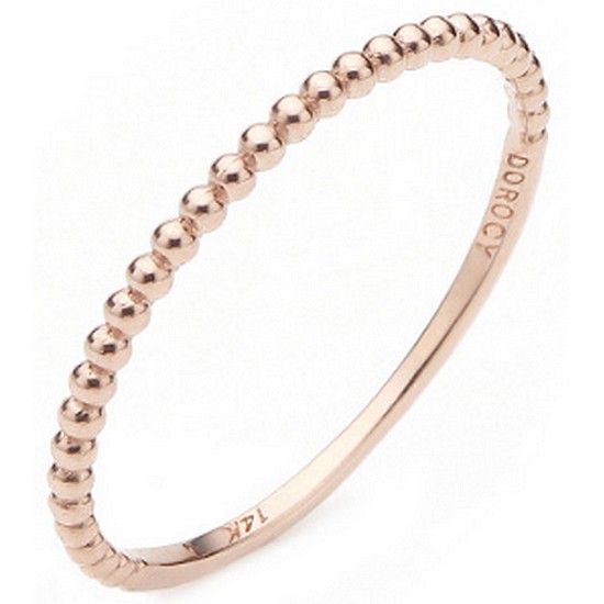 도로시 14K 미니미 버블 반지