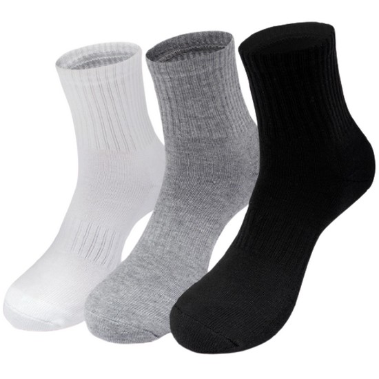 프레리 무지쿠션 중목 스포츠양말 MS301