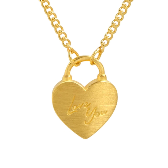 혼골드모아 골드모아 러브유 하트 목걸이 18.75g