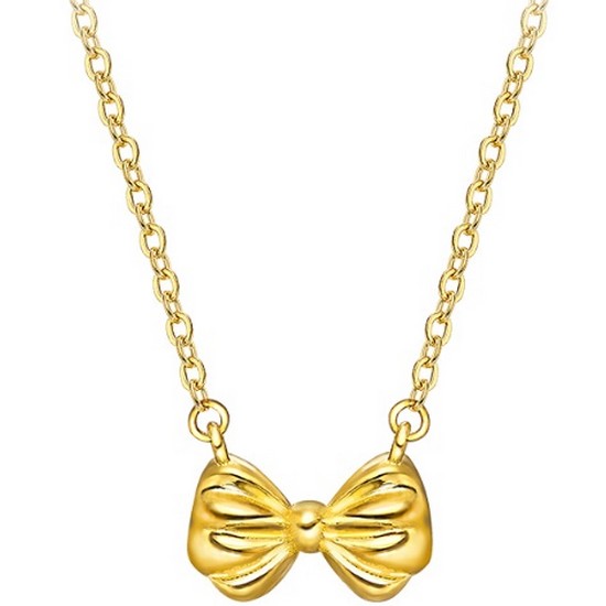 수앤진골드  메리즈 리본 목걸이 3.75g