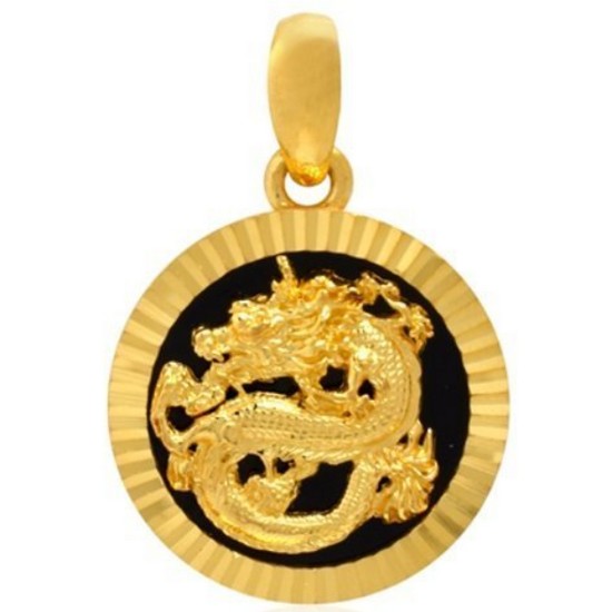 혼골드모아 골드모아 펜던트 오닉스 용 드래곤 11.25g