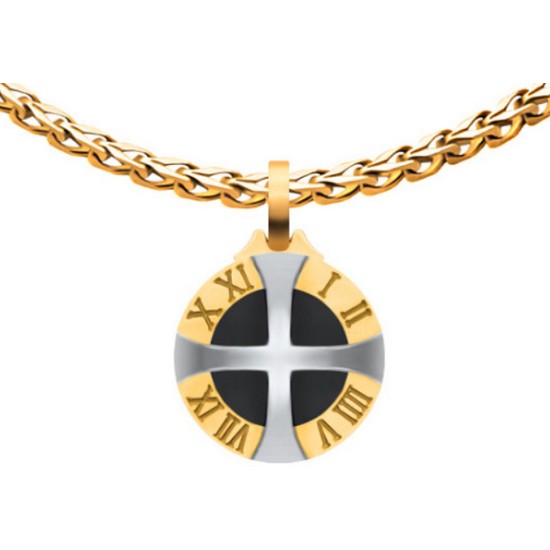 브리앙  18K 킹스 크로스 남자 목걸이