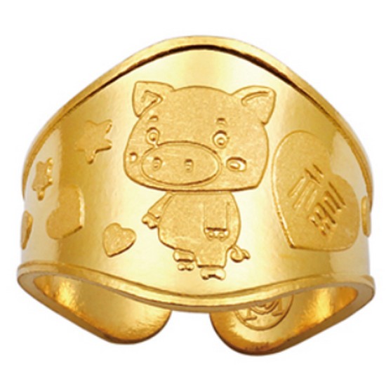 로로쥬얼리 별이랑 복돼지 돌반지 3.75g