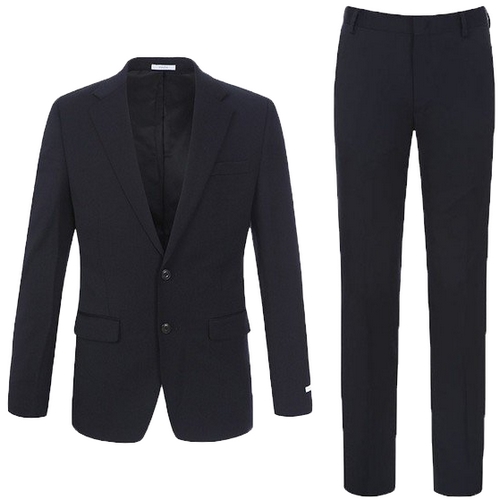 지오지아 모혼방 솔리드 투버튼 수트_ABZ5SB1402DNV