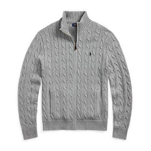 폴로랄프로렌 케이블 니트 코튼 풀 지퍼 스웨터_MNPOSWE16821362020