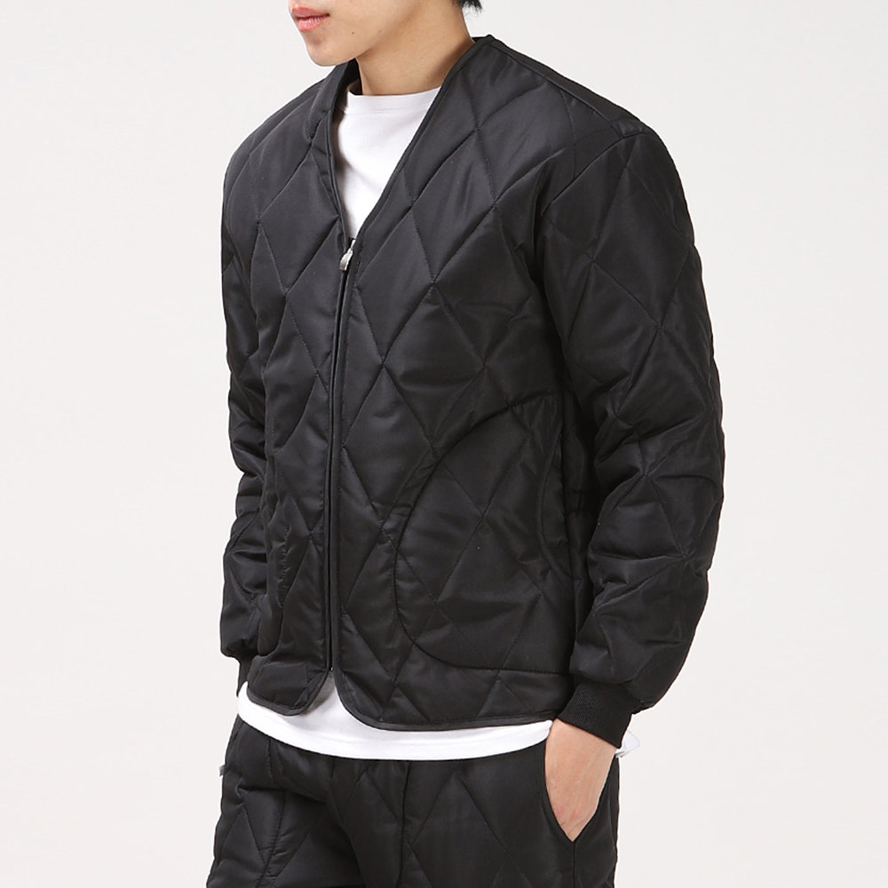 후앙스 무지 브이넥 깔깔이 누빔자켓 방한복 SDPD5259