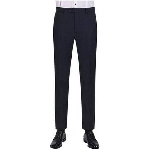 지오지아 크레이프 조직 멀티체크 정장팬츠_ABA4SP1202