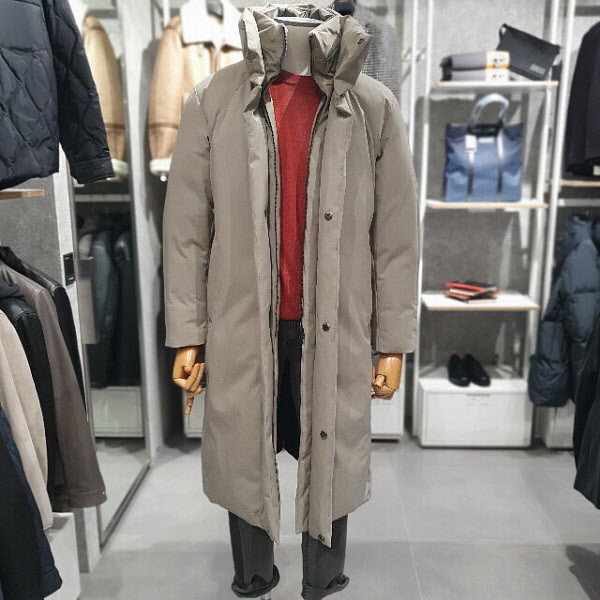 지이크 하이넥 구스다운 롱패딩_PDDJY6563
