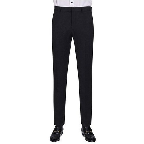 지오지아 슬림 데님라이크 솔리드 정장팬츠_ABZ5SP1301