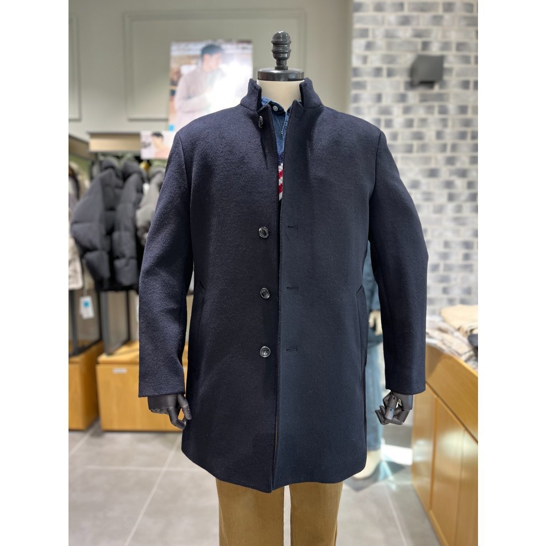 올젠 혼방 차이나 방모코트_ZOC4CG1302