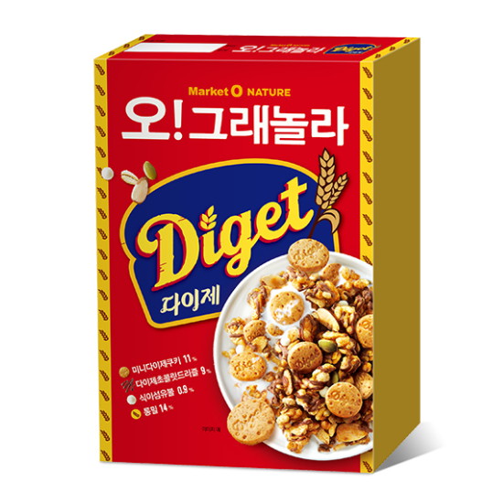 오리온 마켓오 오그래놀라 다이제 300g
