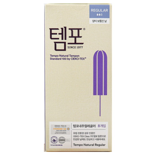 템포 내추럴 레귤러 8개