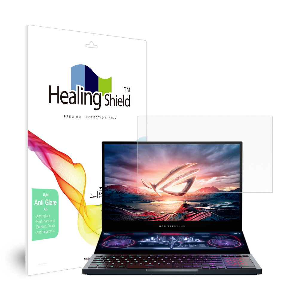 폰트리 힐링쉴드 ASUS ROG 제피러스 듀오 15 GX551 저반사 Light 지문방지 액정보호필름
