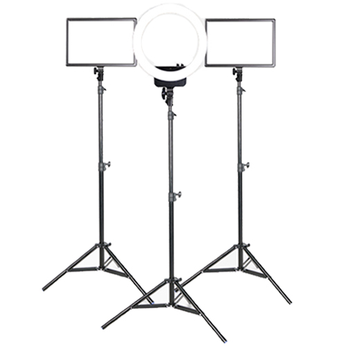 유쾌한생각  룩스패드43H + 헤일로 16B 럭셔리 조명세트 블랙