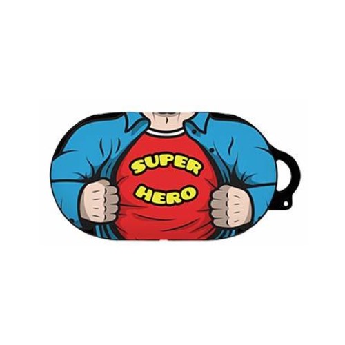 바니몽  갤럭시 버즈/버즈 플러스 슈퍼맨 케이스