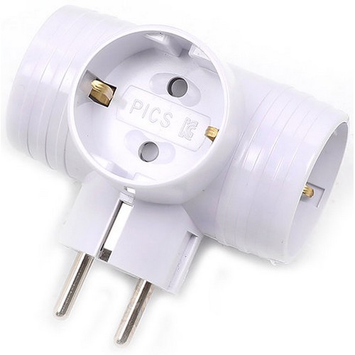 세계  에코파워탭 3구 16A T자 일반 멀티탭