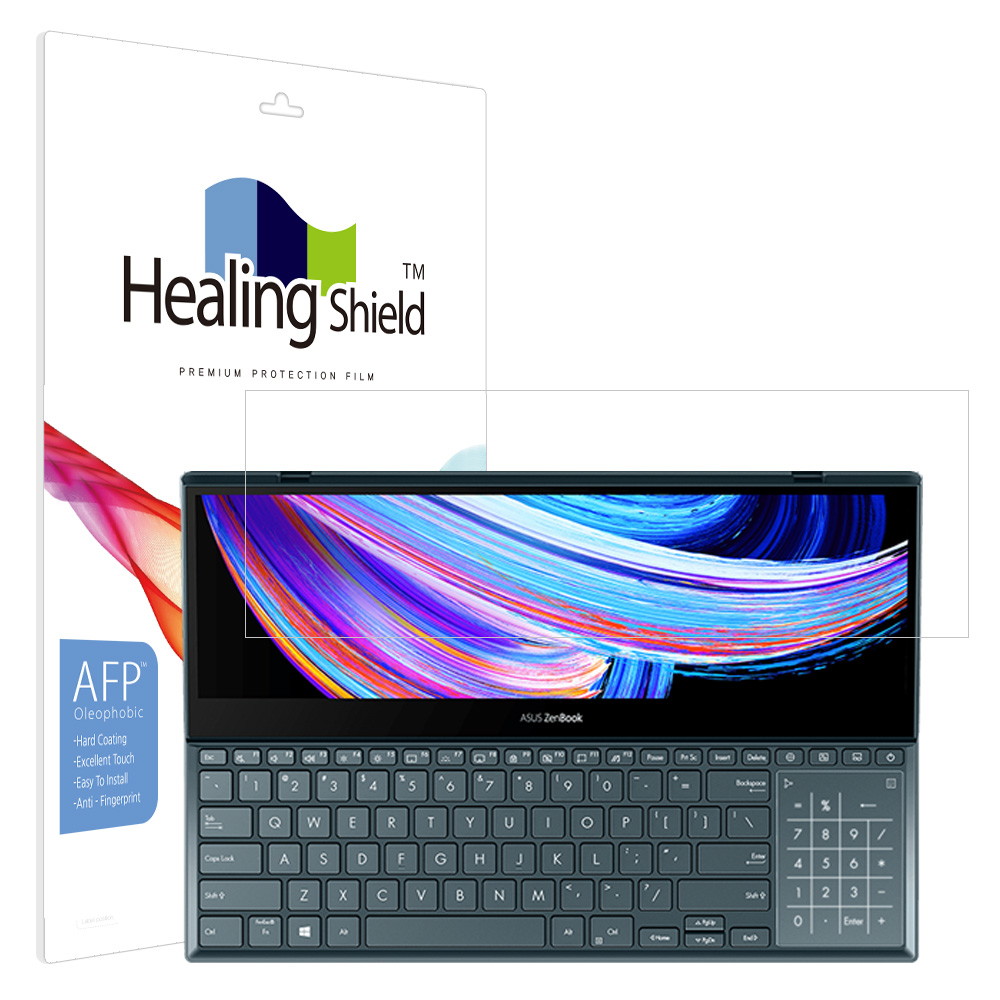 폰트리 힐링쉴드 ASUS 젠북 프로 듀오 15 OLED UX582LR 스크린패드 올레포빅 고광택 액정보호필름