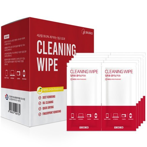 스코코  일회용 클리닝 티슈