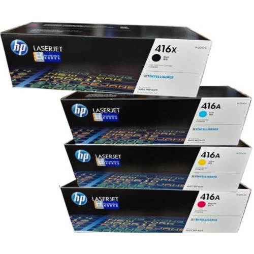 HP 정품 416X/416A (W2040X, W2041A, W2042A, W2043A) 4색 세트