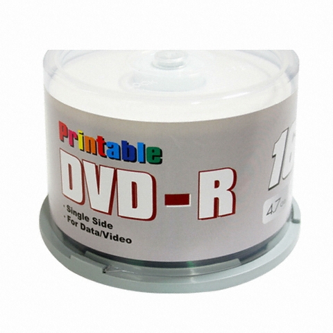 멜로디 DVD-R 4.7GB 16x 프린터블 케익