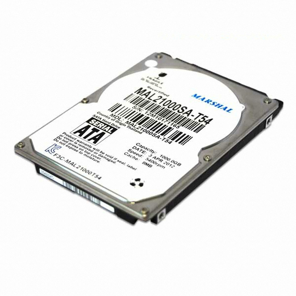 MARSHAL  MAL21000SA-T54 SATA/5400/8M/노트북용/리퍼비시