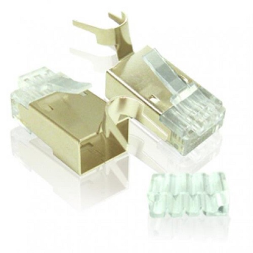 라인업시스템 LANStar CAT.7 STP RJ45 8P8C 골드 커넥터 [1개] - 에누리 가격비교