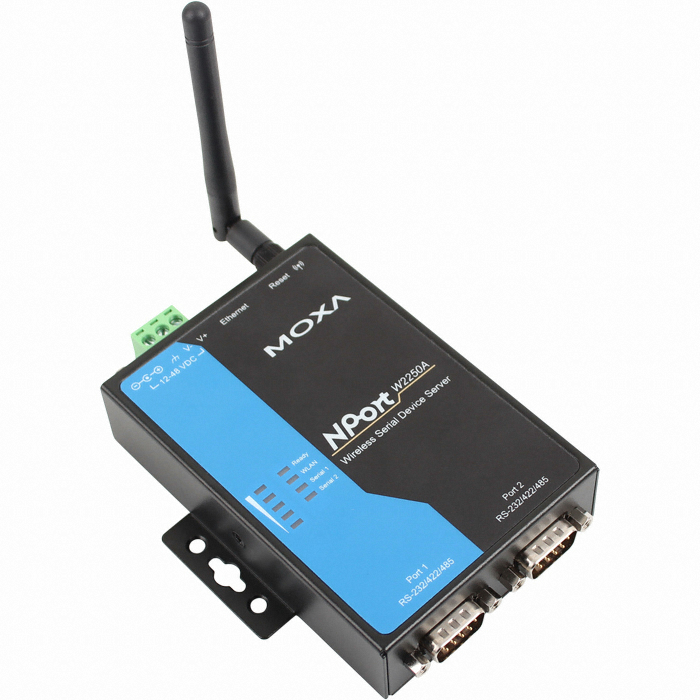 MOXA  무선 디바이스 서버 (NPort W2250A)