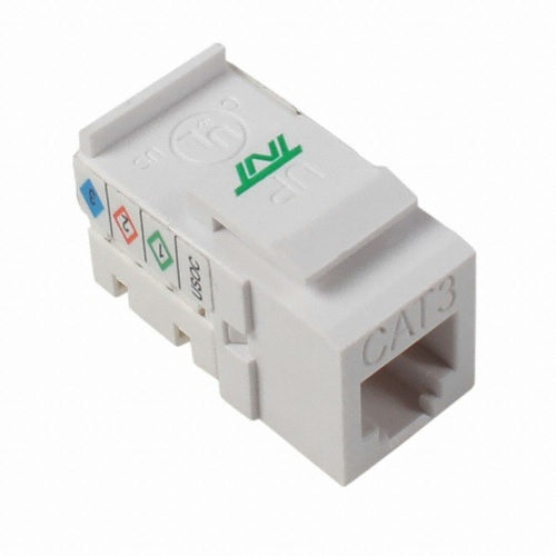 강원전자 NETmate CAT.3 UTP 스냅인 키스톤잭 모듈 NM-TNT91