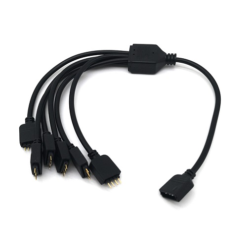 조이쿨 RGB 12V 4P 6분배 케이블
